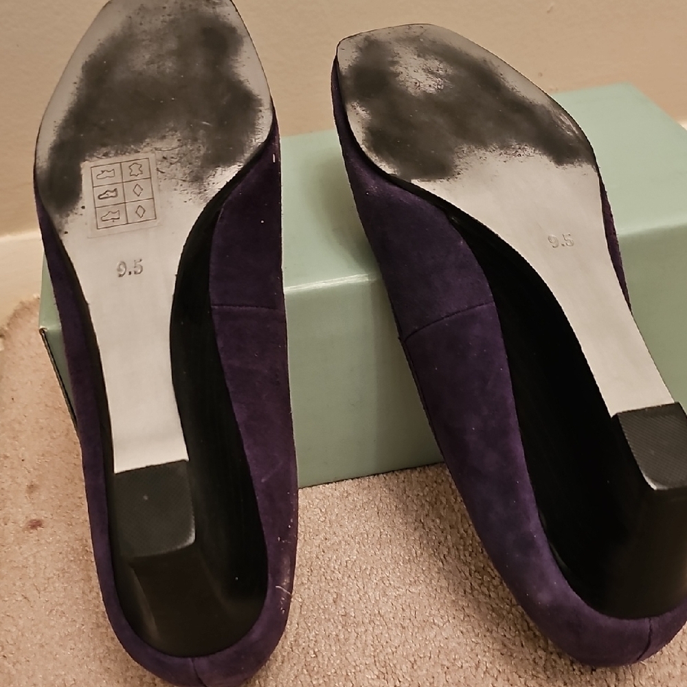 Soho Purple Flats with Embellished Toe - Picture 4 of 5